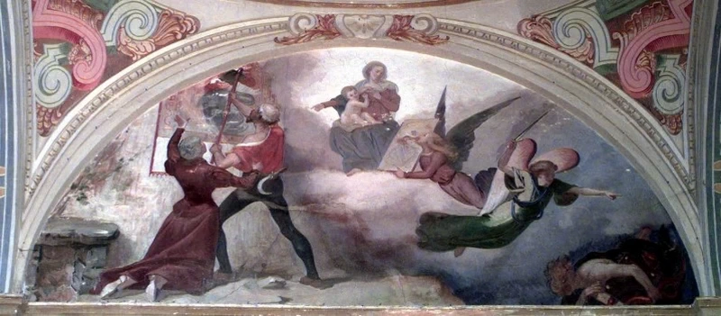 Madonna, angeli e santi